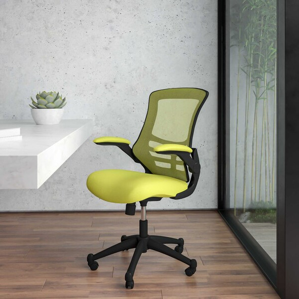 Flash Furniture Green Mesh Mid-Back Desk Chair BL-X-5M-GRN-GG Flash Furniture Green Mesh Mid-Back Desk Chair BL-X-5M-GRN-GG