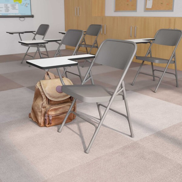 Flash Furniture Premium Steel Folding Chair with Ri,PK2 2-HF-309AST-RT-GG