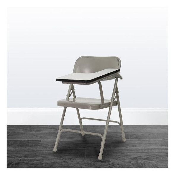 Premium Steel Folding Chair with Left Handed Tablet Arm, PK2