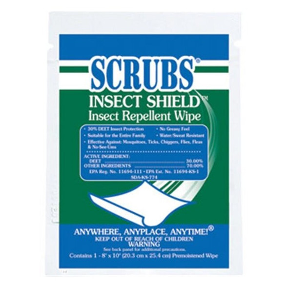 ITW ProBrands™ Scrubs® Insect Shield™ Insect Repellent Wipes