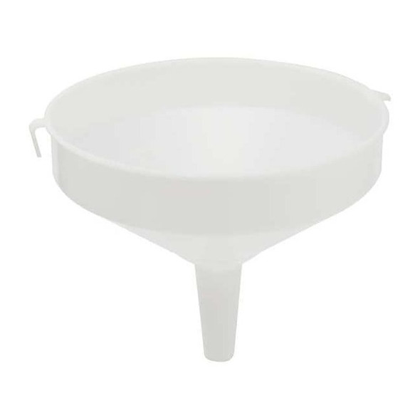 Manufacturer Varies Funnel,HDPE,White 342345