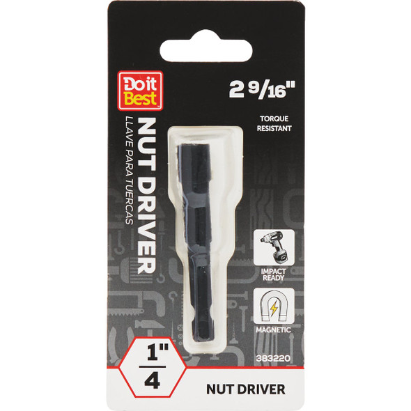 Do it Best 1/4 In. x 2-9/16 In. Magnetic Impact Nut Driver QJDIB-NS-007