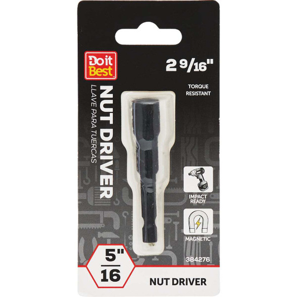 Do it Best 5/16 In. x 2-9/16 In. Magnetic Impact Nut Driver QJDIB-NS-008