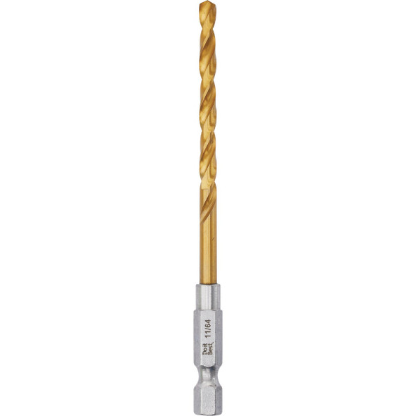 Do it Best 11-64 In. Impact Ready Titanium Hex Shank Drill Bit QJDIB-DB-051 328418