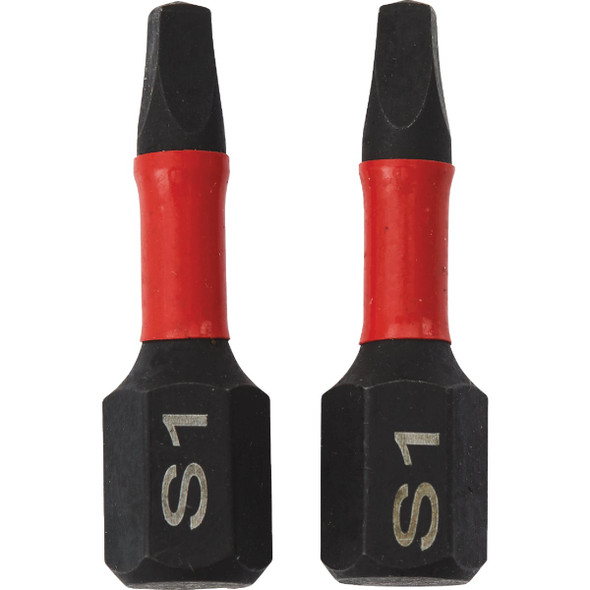 Do it Best 1 In. Square #1 Impact Ready Screwdriver Bit (2-Pack)
