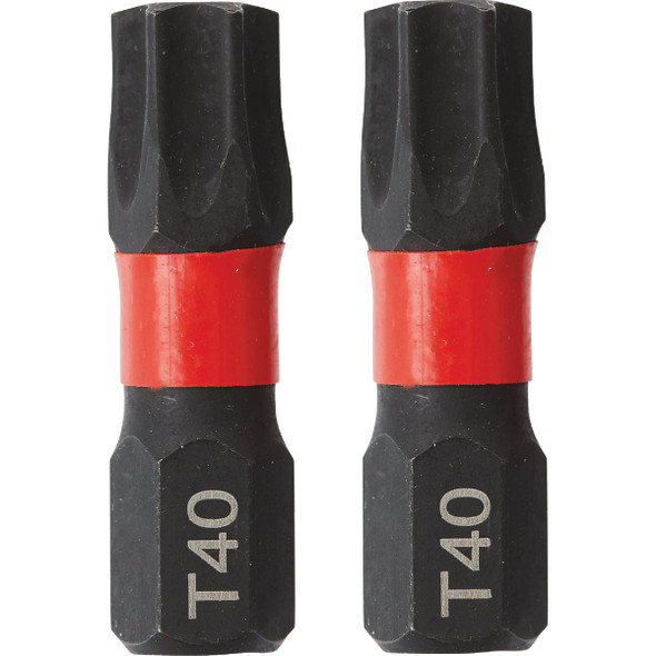 Do it Best 1 In. T40 Torx Impact Ready Screwdriver Bit (2-Pack)