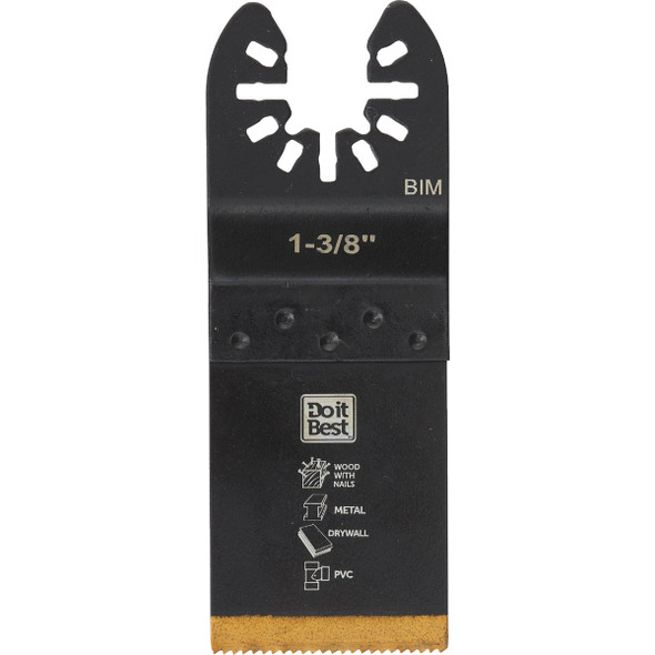 Do it Best 1-3/8 In. Titanium Coated Metal Cutting Oscillating Multi-Tool Blade