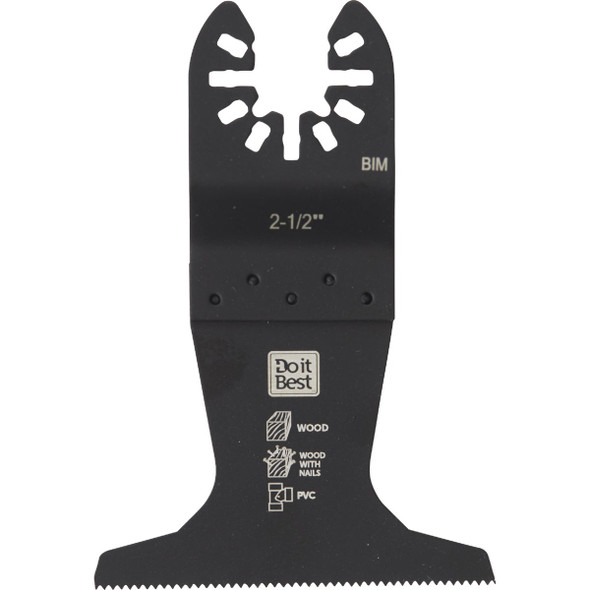 Do it Best 2-1/2 In. High Carbon Steel Wood with Nails Oscillating Multi-Tool Blade
