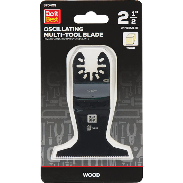 Do it Best 2-1/2 In. High Carbon Steel Wood Cutting Oscillating Multi-Tool Blade