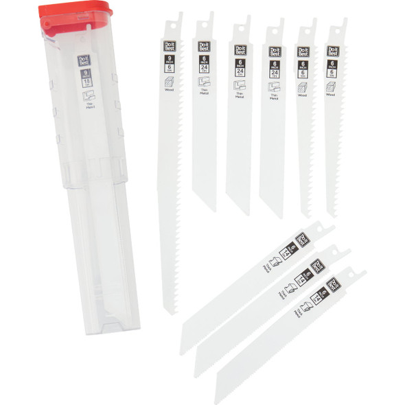 Do it Best Bi-Metal Reciprocating Saw Blade Set (10-Piece) Do it Best Bi-Metal Reciprocating Saw Blade Set (10-Piece)
