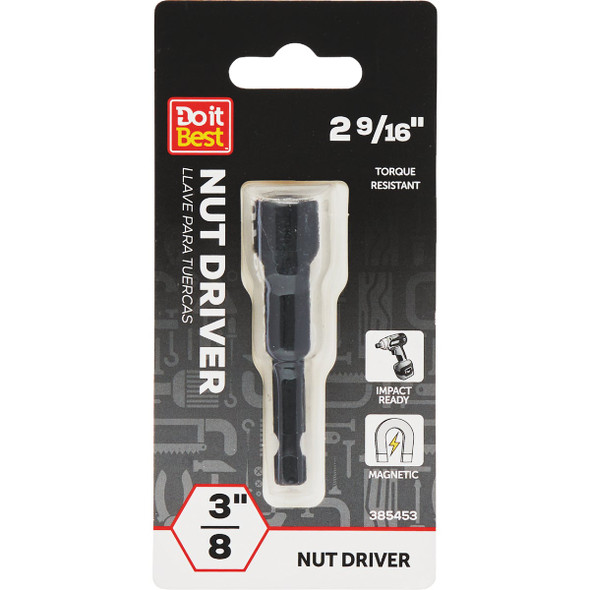 Do it Best 3/8 In. x 2-9/16 In. Magnetic Impact Nut Driver QJDIB-NS-009