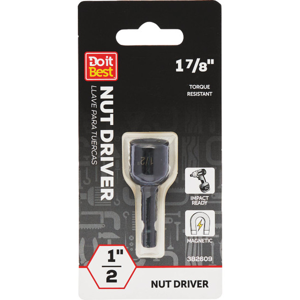 Do it Best 1/2 In. x 1-7/8 In. Magnetic Impact Nut Driver QJDIB-NS-005