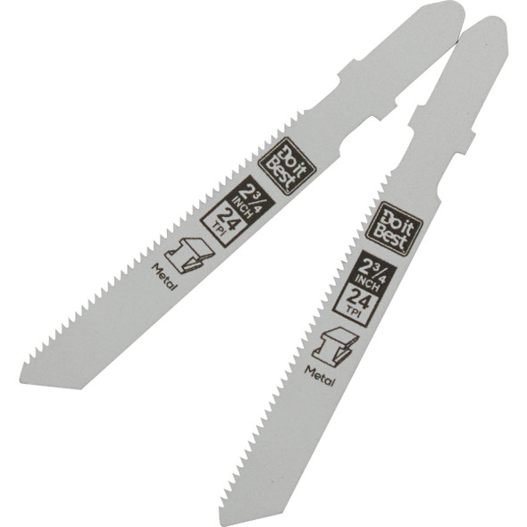 Do it Best T-Shank 2-3/4 In. 24 TPI Metal Cutting Jigsaw Blade (2-Pack)
