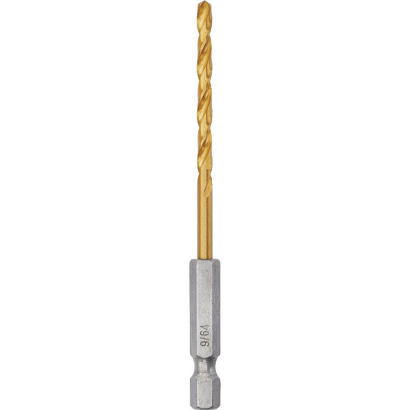 Do it Best 9-64 In. Impact Ready Titanium Hex Shank Drill Bit QJDIB-DB-049 327991