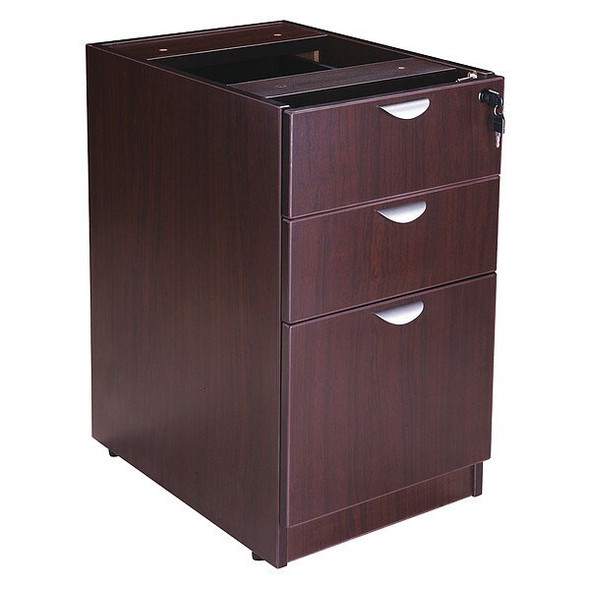 Boss Deluxe Pedestal-Full,Box/Box/File,15.5"W N166-MOC