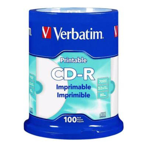 Verbatim® DISC,CD-R,700MB,52X,100PK 98493