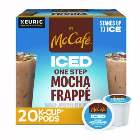 McCafe® Mocha Frappe Iced Coffee Keurig K-Cup Pods, 20/Box 5000372394 McCafe® Mocha Frappe Iced Coffee Keurig K-Cup Pods, 20/Box 5000372394