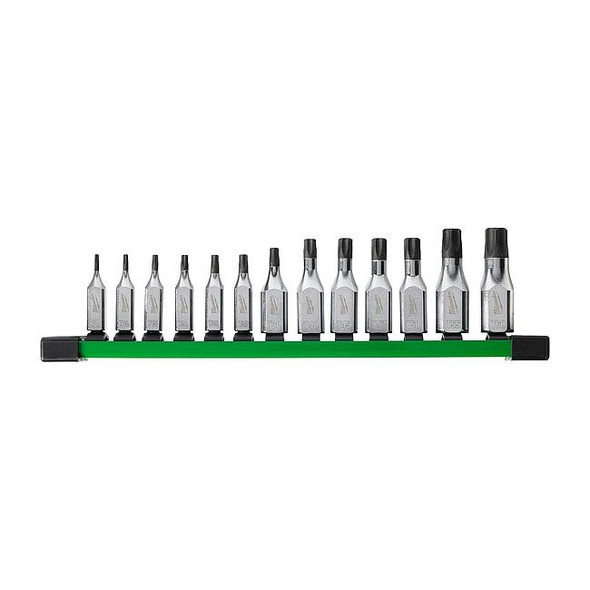 Milwaukee Tool 13 pc. 1/4 in. and 3/8 in. Drive TORX Bit Socket Set 48-22-9532