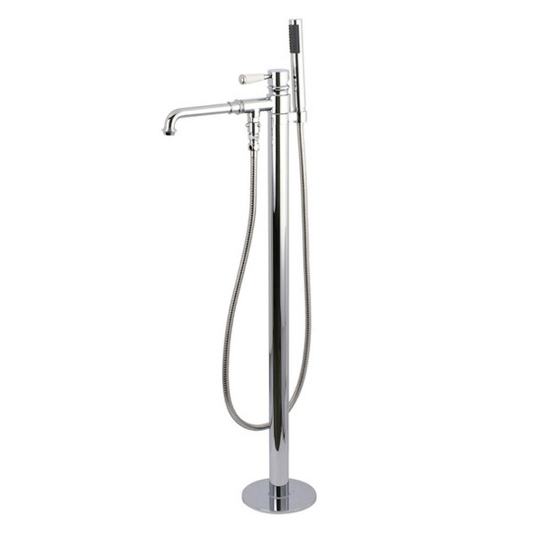 Kingston Brass Freestanding Tub Faucet, Polished Chrome, Freestanding KS7031DPL