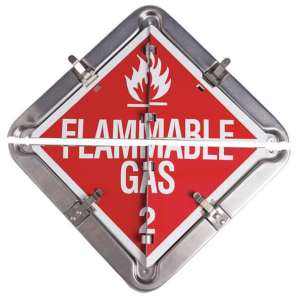 Brady DOT Container Placard,13-5/8" Label W 59956