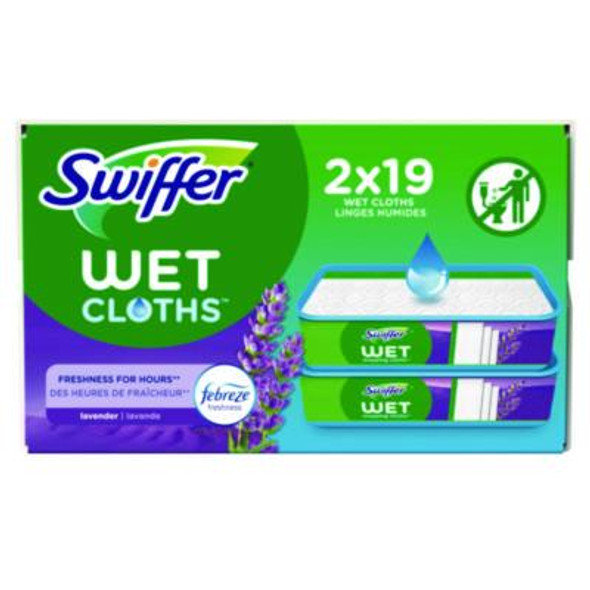 Swiffer® MOP,WET,CLOTH,LAV,38/PK 00743 Swiffer® MOP,WET,CLOTH,LAV,38/PK 00743