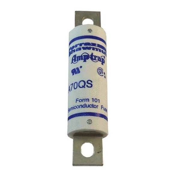 Mersen Semiconductor Fuse, 80A, Fast-Acting, 700V AC, Bolt-On A70QS80-4