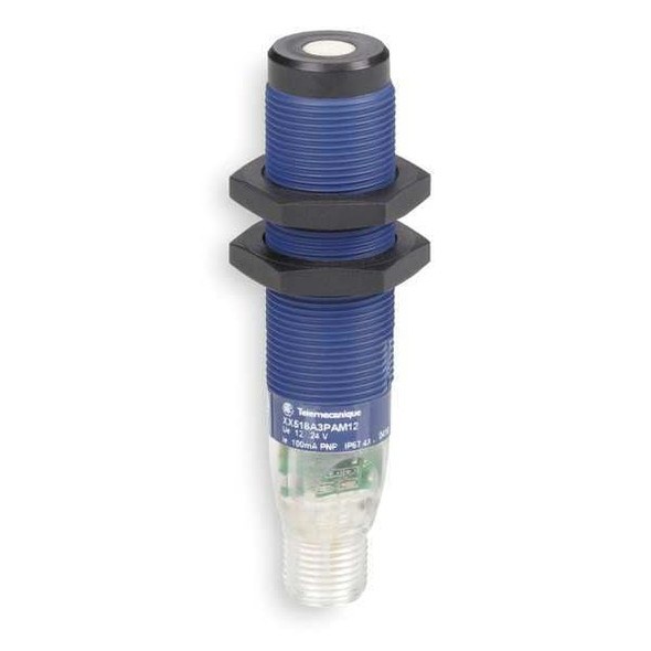 Telemecanique Sensors Cylindrical Ultrasonic Sensor, PBT, M12 VM18VAQ