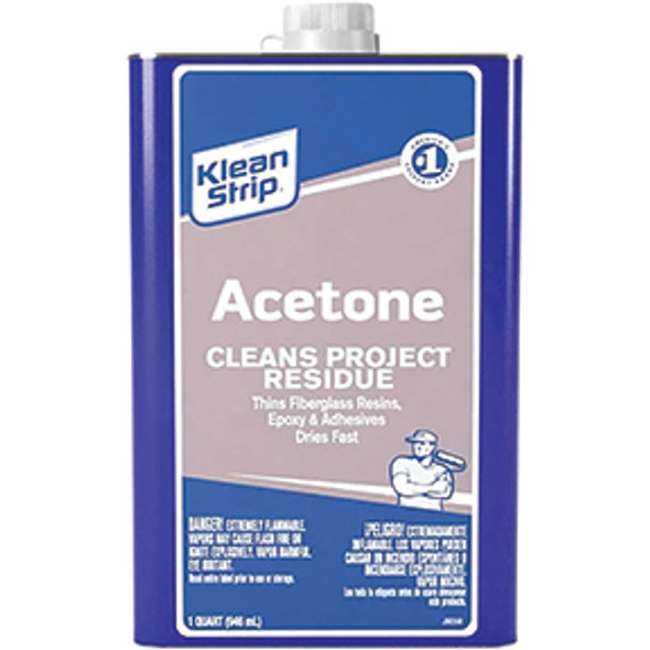 Klean Strip Acetone, 1 QT QAC18