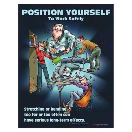 Safetyposter.Com Safety Poster, 22 in H x, 17 in W, Paper P3358
