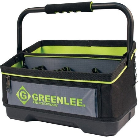 Greenlee Tool Bag, Black, Polyester, 20 Pockets 0158-25
