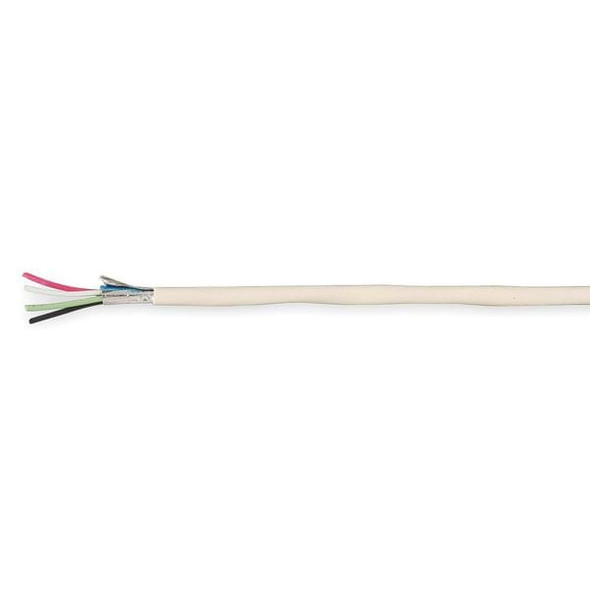 Power Limited and Communication Cable, 4 C, Natural, PVC, 1000 ft.