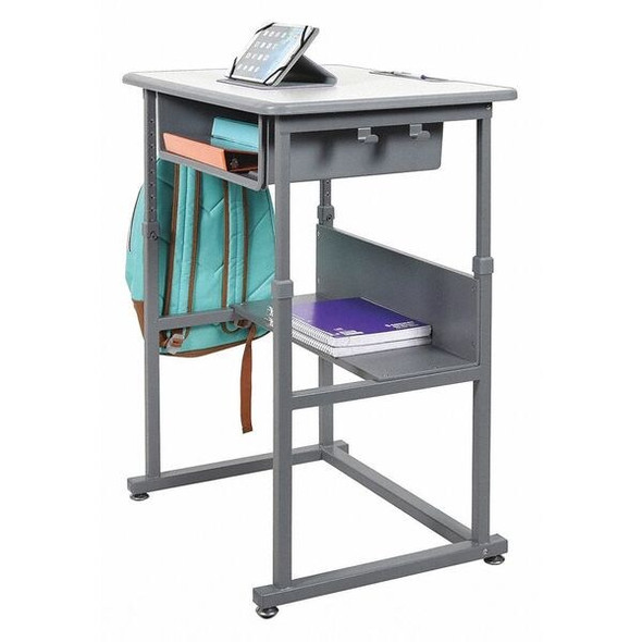 Luxor Student Desk,Manual Adjustable STUDENT-M Luxor Student Desk,Manual Adjustable STUDENT-M
