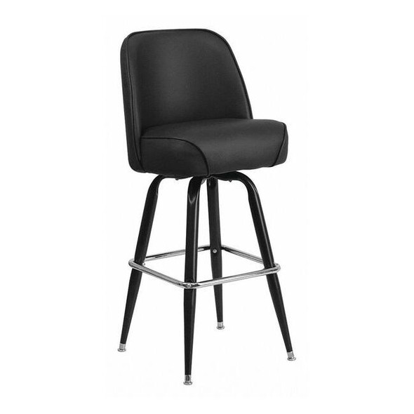 Flash Furniture James Metal Barstool with Swivel Bucket Seat XU-F-125-GG