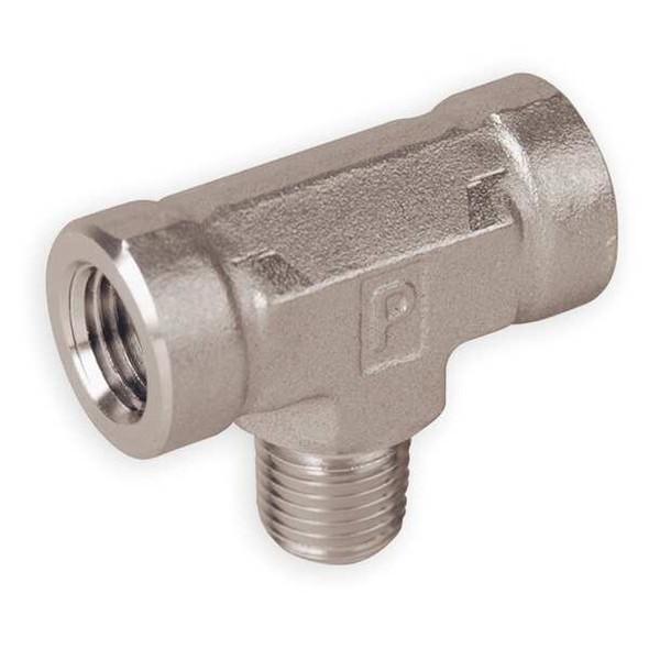 Parker 3/8" MNPT 316 SS Branch Tee 6-6-6 MBT-SS