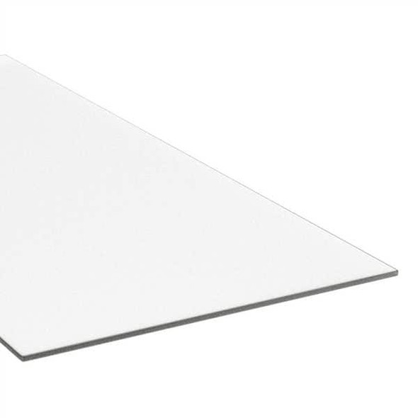 Colorless Polycarbonate Film Stock 48" L x 24" W x 0.015" Thick