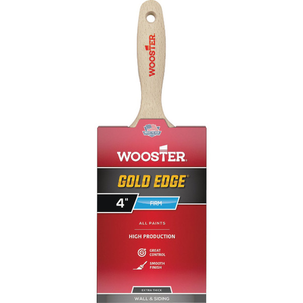 Wooster Gold Edge 4 In. Wall Brush 5237-4