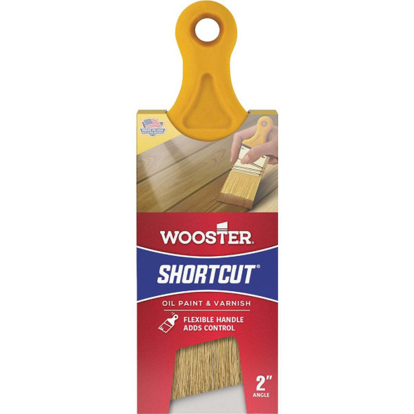 Wooster Shortcut 2 In. White Bristle Angle Sash Brush Z3215-2