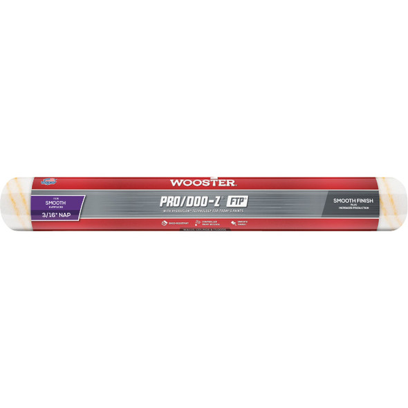 Wooster Pro/Doo-Z FTP 18 In. x 3/16 In. Fabric Roller Cover RR665-18