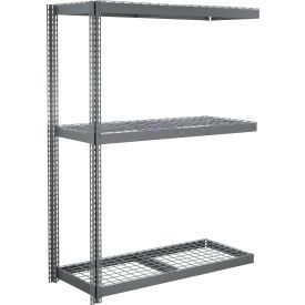 Global Industrial 3 Shelf Heavy Duty Boltless Shelving Add On 72""W x 24""D x 60