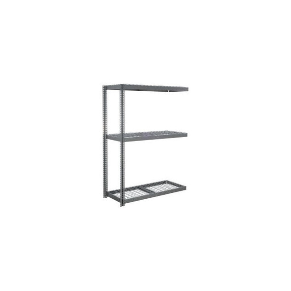 Global Industrial 3 Shelf Heavy Duty Boltless Shelving Add On 72""W x 24""D x 60