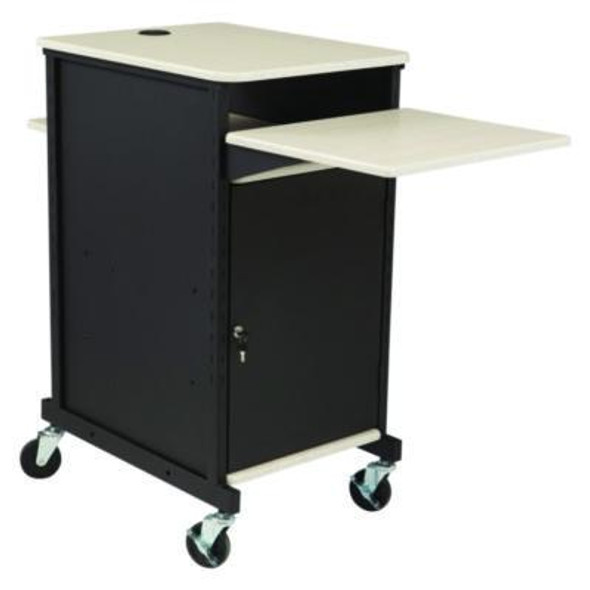 Oklahoma Sound® Jumbo Presentation Cart, 21 x 33 x 40, Ivory/Black PRC400 Oklahoma Sound® Jumbo Presentation Cart, 21 x 33 x 40, Ivory/Black PRC400