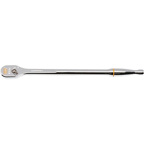 1/4in Drive 120XP Full Polish Chrome Extra Long Handle Teardrop Ratchet 81034XP