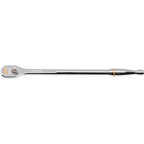 1/4in Drive 120XP Full Polish Chrome Extra Long Handle Teardrop Ratchet 81034XP