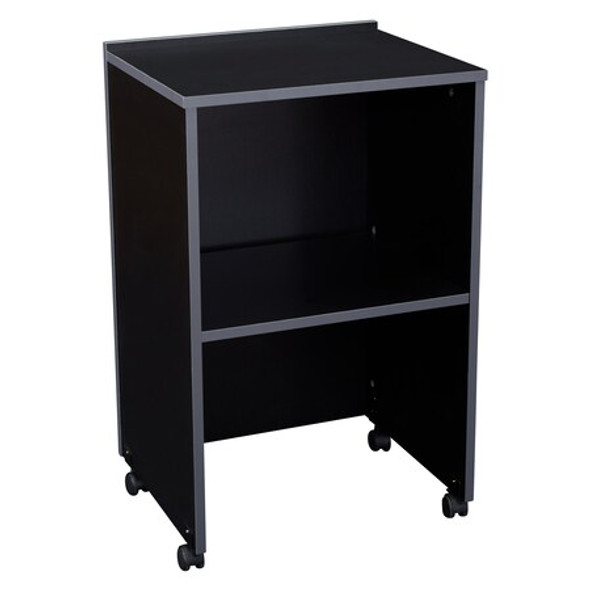 Oklahoma Sound Lectern,33.75 in H,Black 112-BK