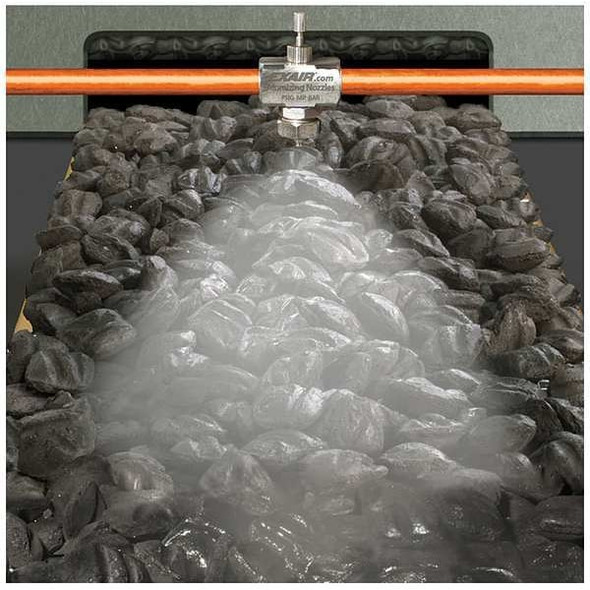 Exair Atomizing Spray Nozzle,0.8 to 15 gph AW1030SS