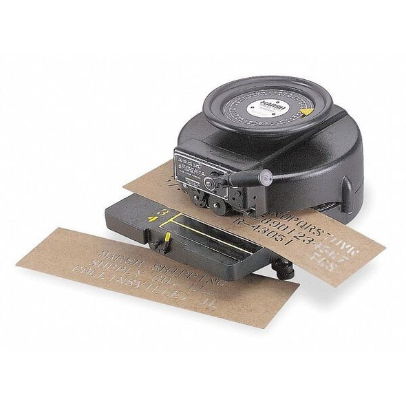 Marsh Stencil Machine,3/4 In Character H S