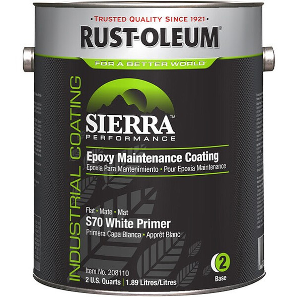 Rust-Oleum Primer,Water Base,1 gal.,White 208110