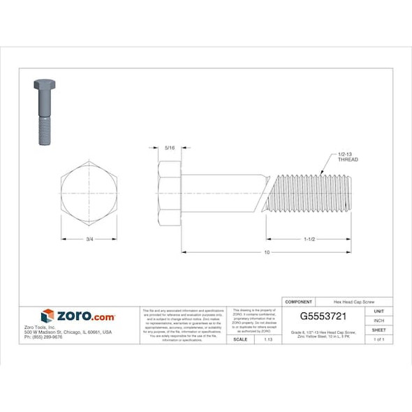Manufacturer Varies HxHdCpScrw,Steel,10",1/2"-13,5PK U04104.050.1000 Manufacturer Varies HxHdCpScrw,Steel,10",1/2"-13,5PK U04104.050.1000