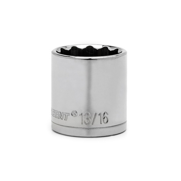 12 Point Standard SAE Sockets, 3/8 in Dr, 1/2 in Opening