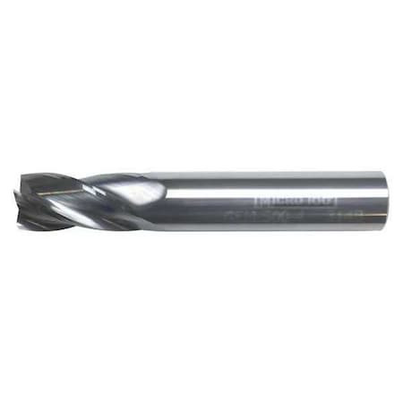 Micro 100 Carb End Mill,3/4 In,4FL,CC,AlTiN Coat GEM-750-4X